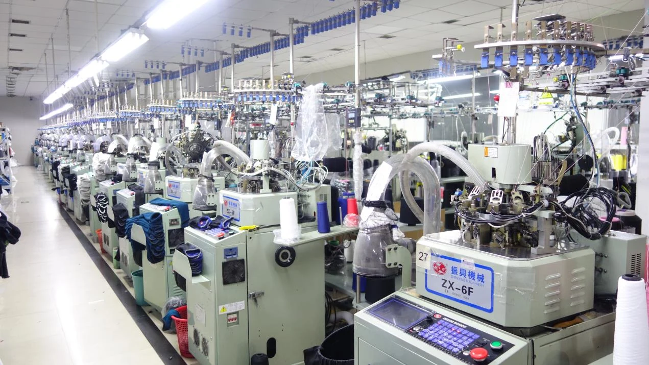 Sock knitting production for StriveSock product development