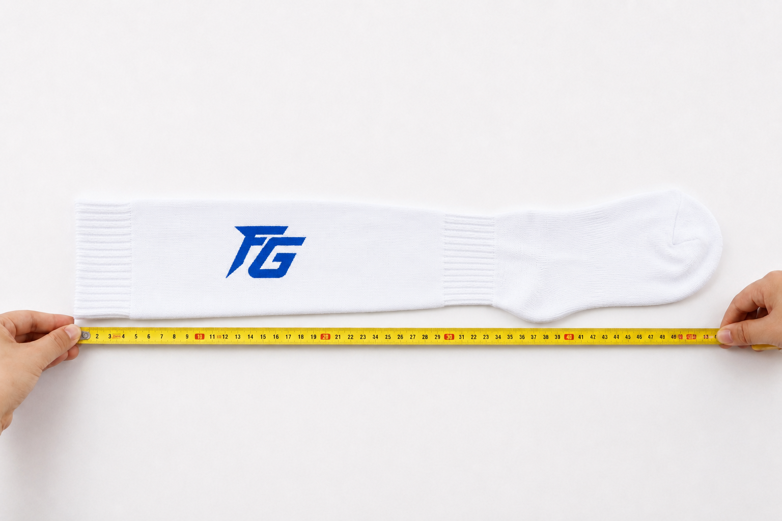 Finished custom sock packaging inspected before dispatch