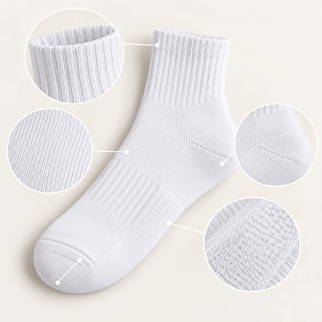 Essential Quarter 01 rib knit detail
