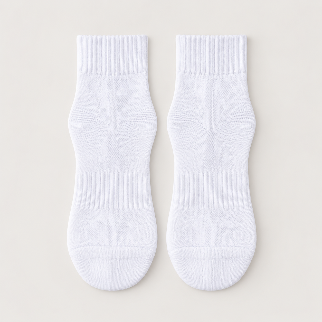 White Essential Quarter 01 quarter sock product reference
