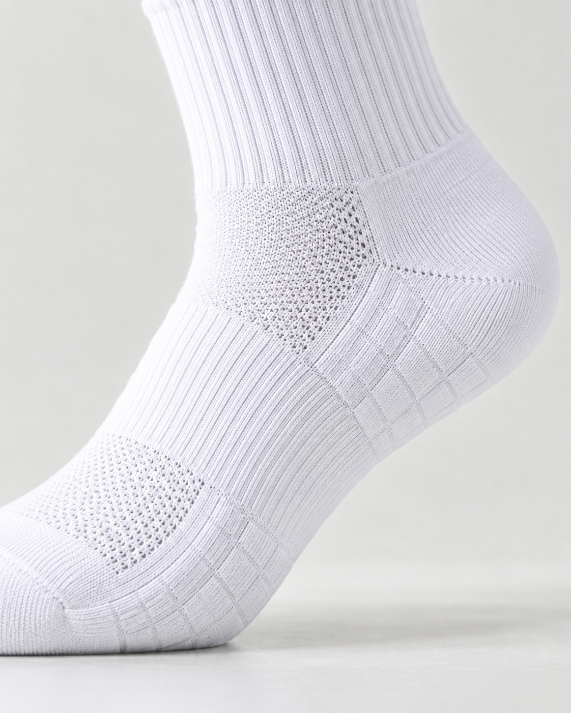 Performance Crew 01 arch support knit zone detail